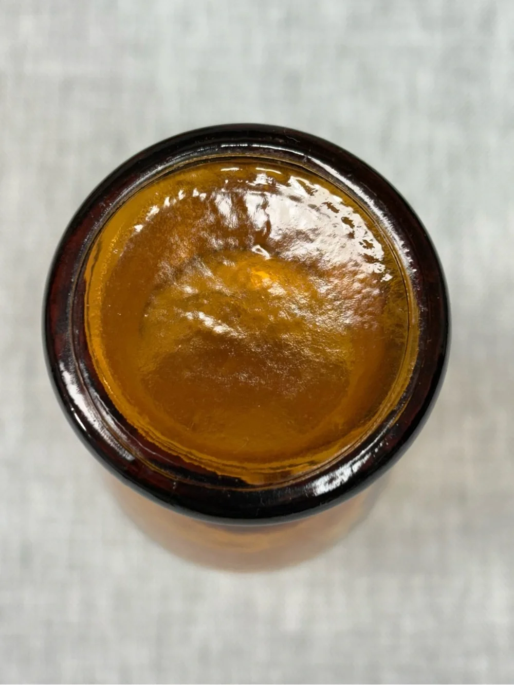 Vintage Amber Glass Bud Vase
